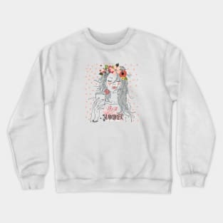 Floral Hair 5 Crewneck Sweatshirt